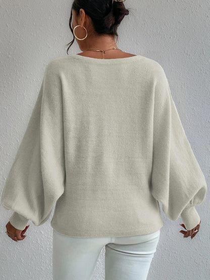 Designed Women Loose Knitted Sweaters