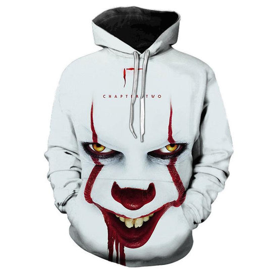 Halloween Clown 3D Prints Casual Hoodies-STYLEGOING