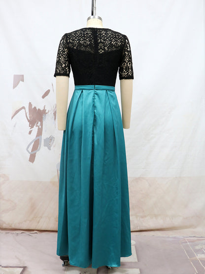 Elegant Asymmetrical Lace Party Dresses