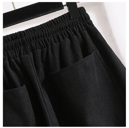 Plus Sizes Fall Wide Legs Pants for Women