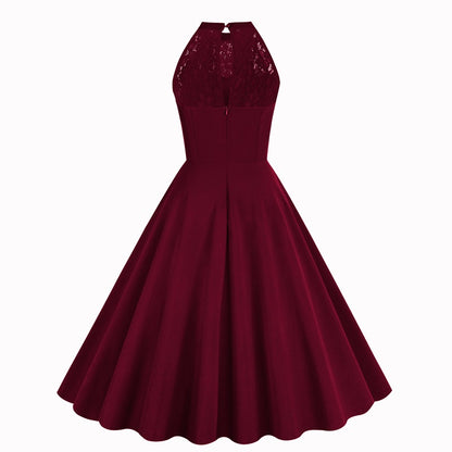 Elegant Sleeveless Halter Party Dresses