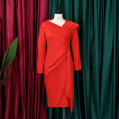 Elegant Long Sleeves Sheath Dresses