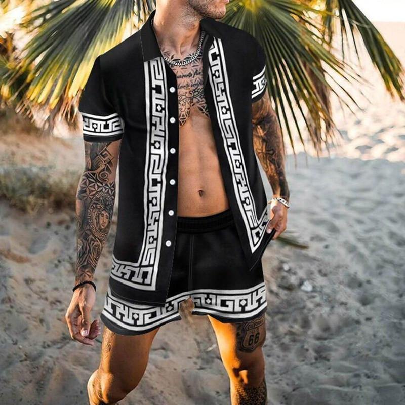 Summer Men's T-shirts&Short Pants Suits-STYLEGOING