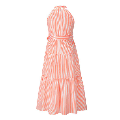 Summer Striped Summer Long Maxi Dresses