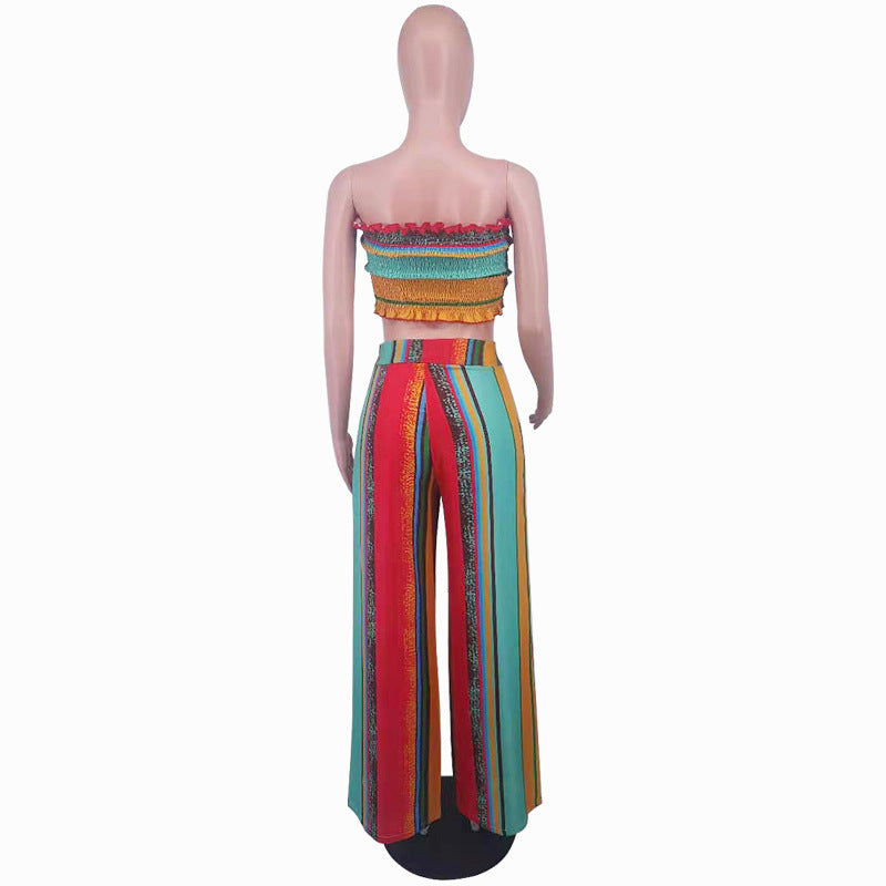 Summer Women Two Pieces Suits