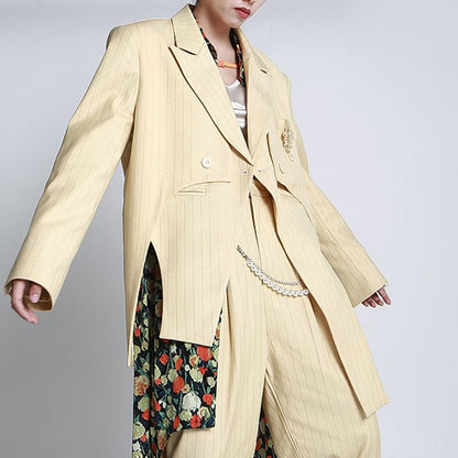 Fashion Street Style Fake Two Pieces Pieces Suits-STYLEGOING