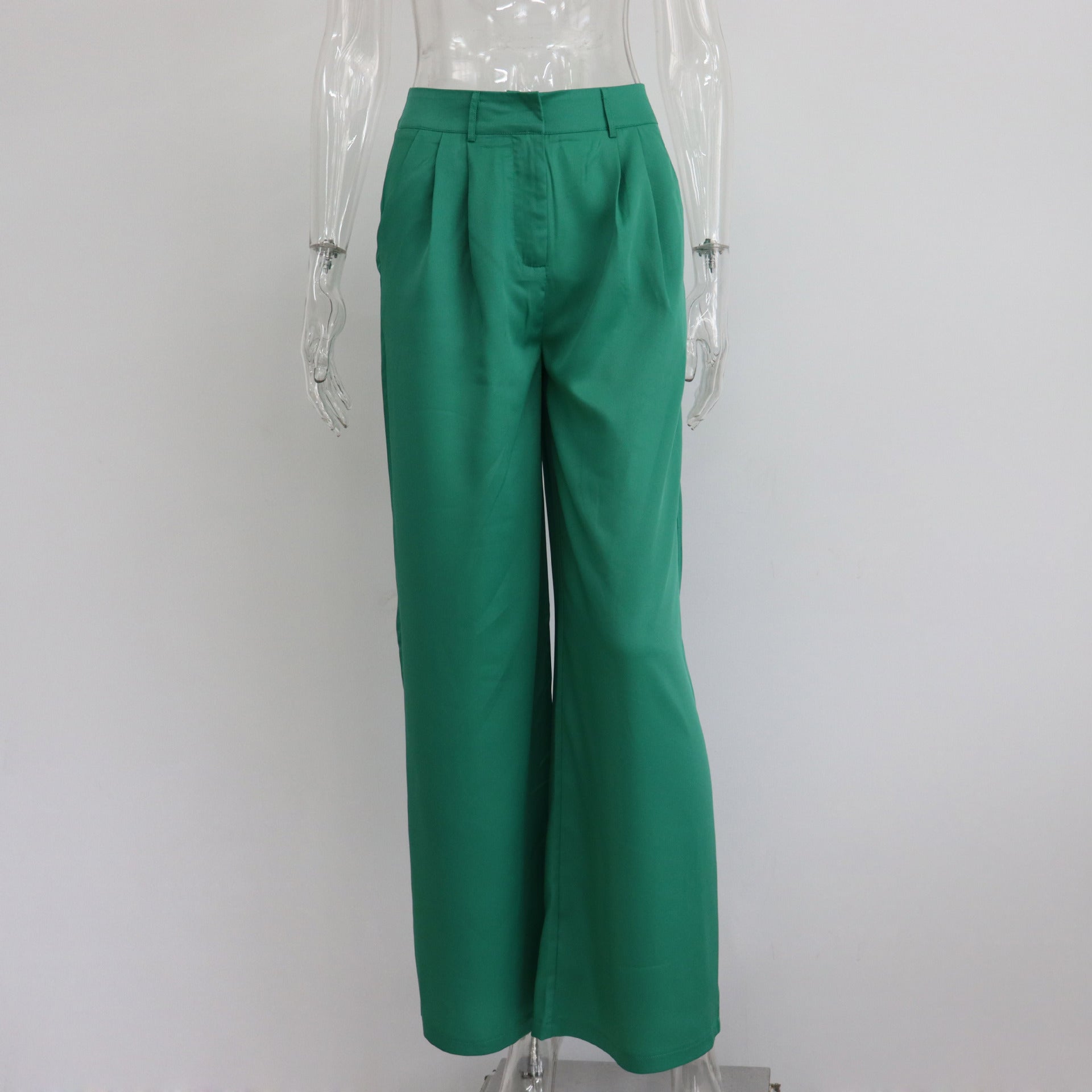 Casual High Waist Women Wide Legs Pants