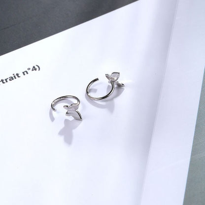 Butterfly Design Cute Sterling Sliver Ear Clips