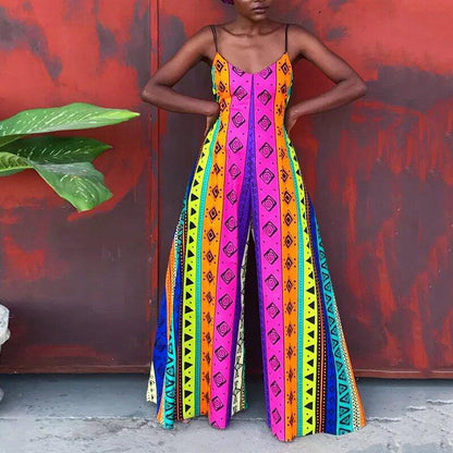 Women Summer Sleeveless Jumpsuits-STYLEGOING