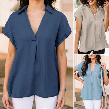Casual Women Summer Top Blouses