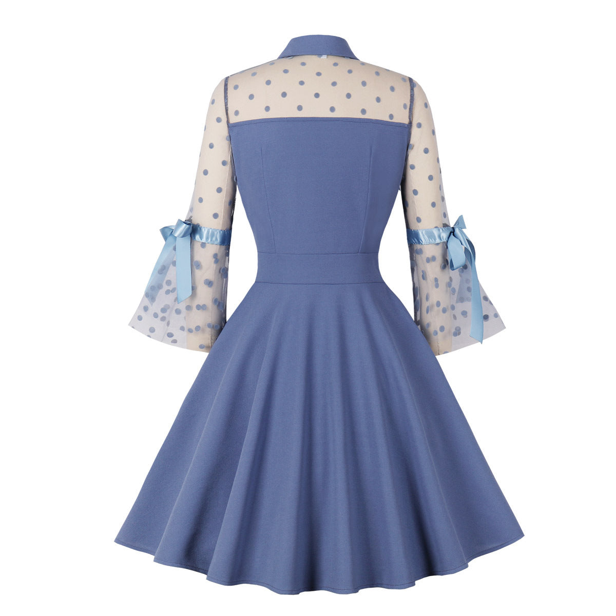 Elegant Tulle Vintage Long Sleeves Dresses