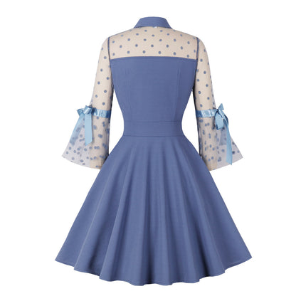 Elegant Tulle Vintage Long Sleeves Dresses