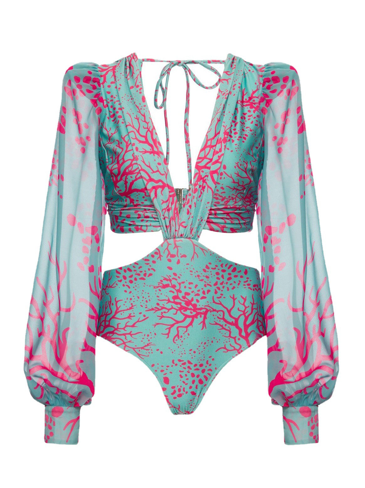 Sexy Long Sleeves Summer Bikini Swimsuits