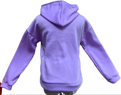 Casual Zipper Velvet Long Sleves Women Hoody Tops