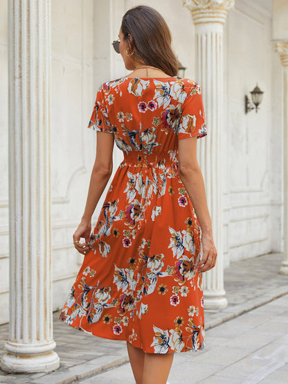 Summer Daily Short Sleeves Sun Dresses
