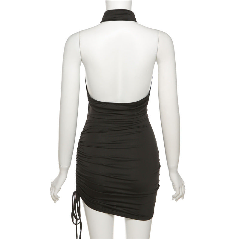 Sexy Halter Backless Summer Bodycon Dresses