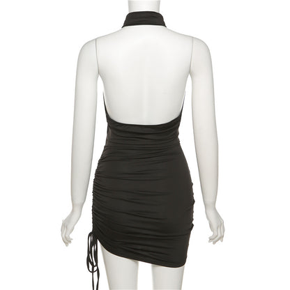 Sexy Halter Backless Summer Bodycon Dresses