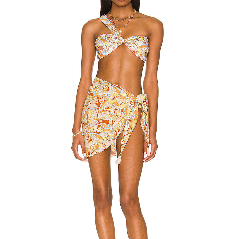 Summer One Shoulder Bikini Swimsuits