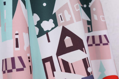 Vintage Short Sleeves Christmas Dresses