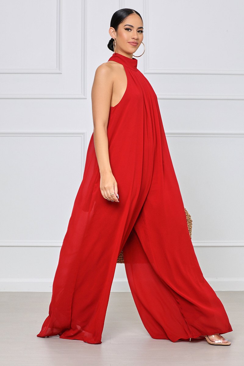 Casual Chiffon Loose Jumpsuits for Women