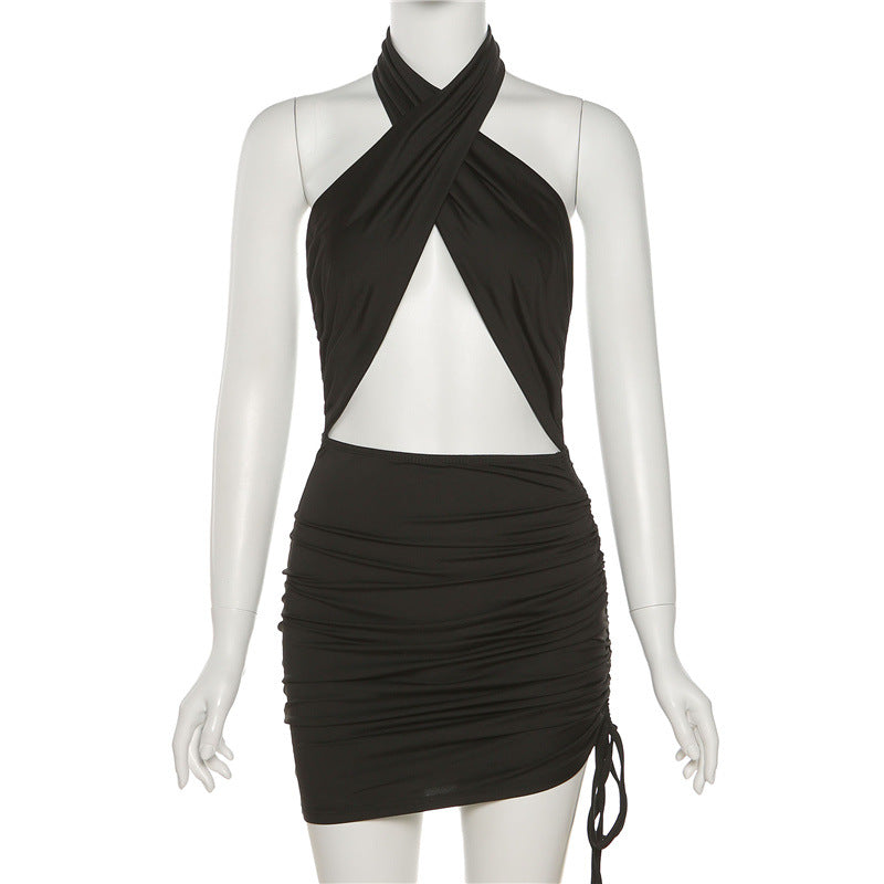 Sexy Halter Backless Summer Bodycon Dresses