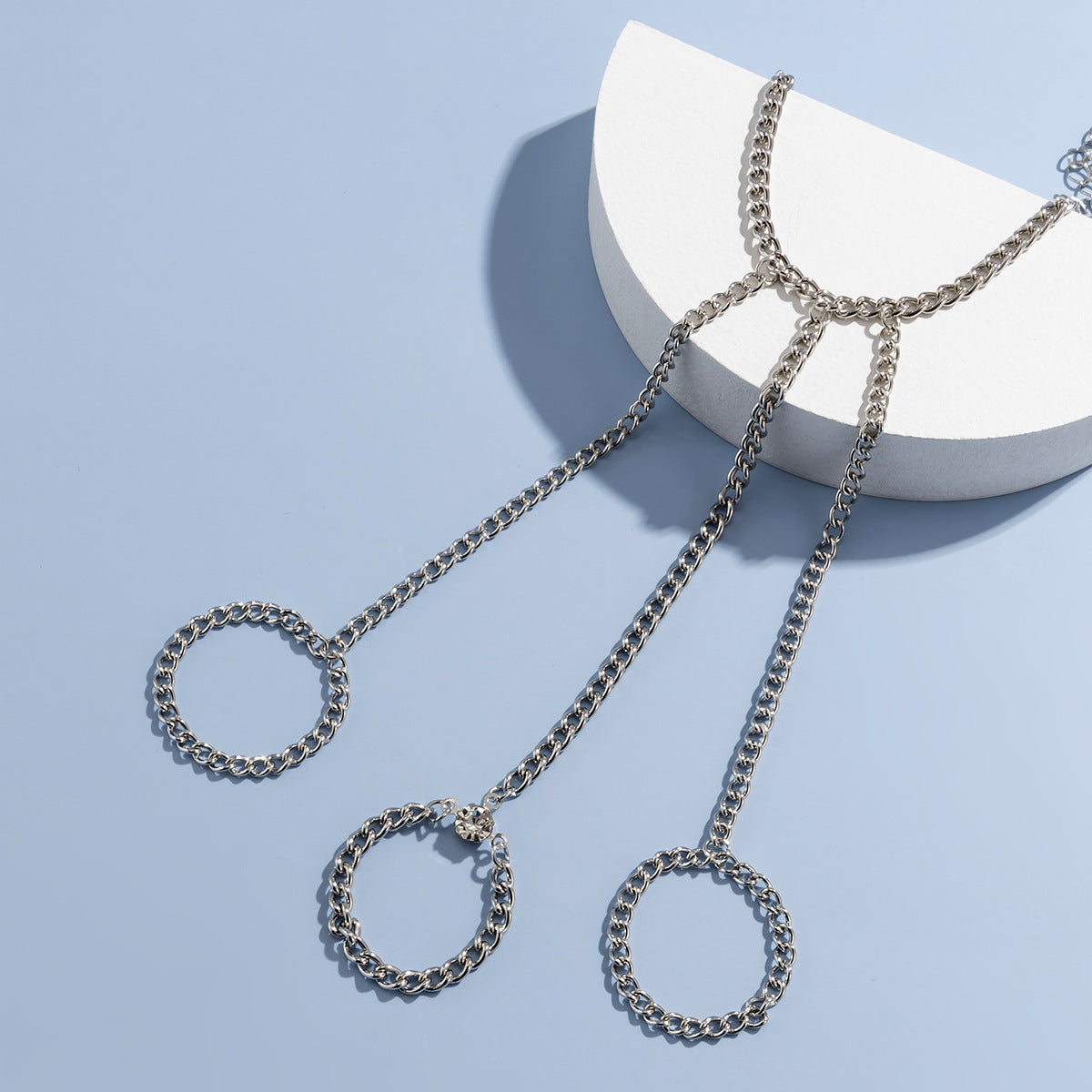 Hip Hop Fashion Metal Finger Bracelets for Women