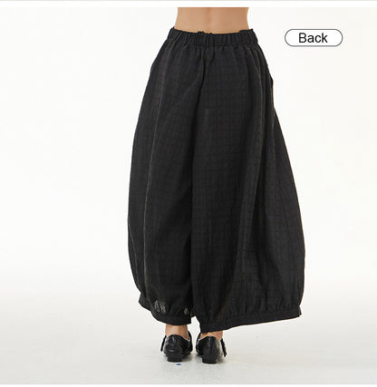 Vintage Designed Plus Sizes Summer Wide Legs Pants