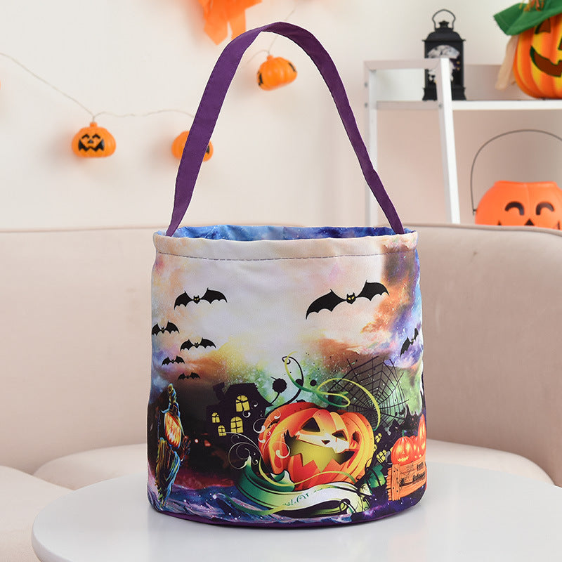 Halloween Pumpkin Candy Handle Bags/Basket