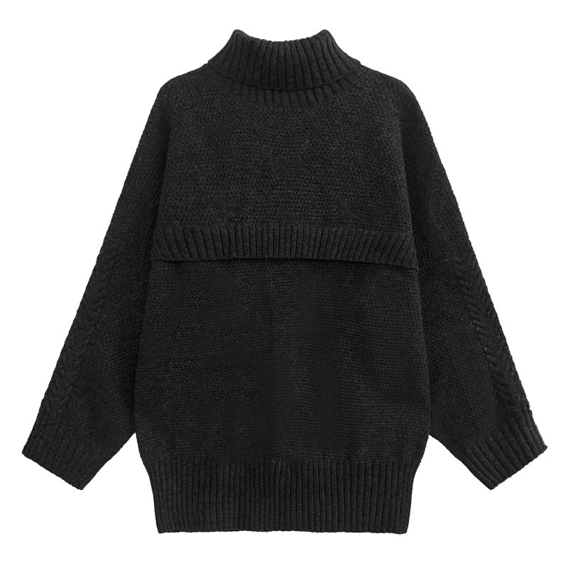 Warm Turtleneck Pullover Knitting Sweaters for Women