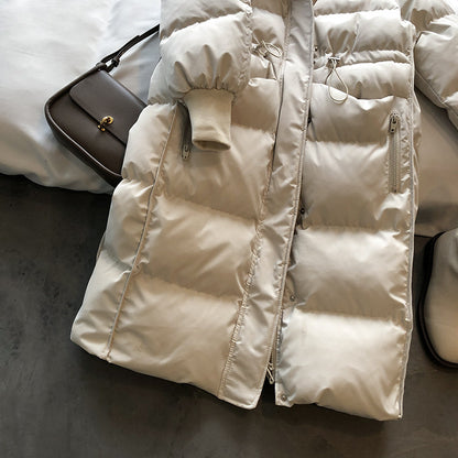 Winter Warm Long Cotton Overcoats for Women