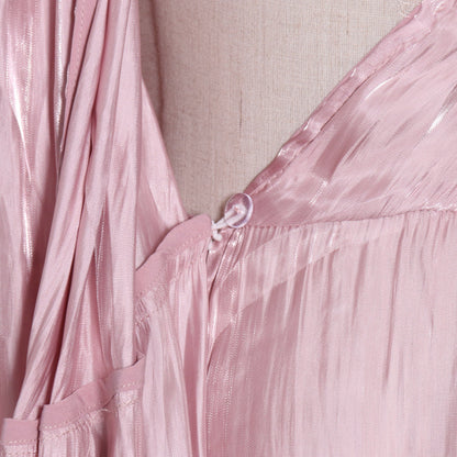 Luxury Elegant Feather Design Pink Long Dresses