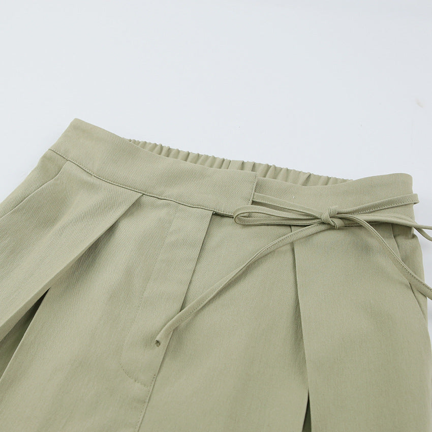 Summer Casual High Waist Women Wide Leg Pants