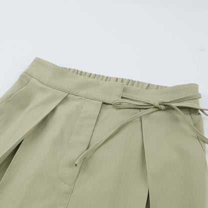 Summer Casual High Waist Women Wide Leg Pants