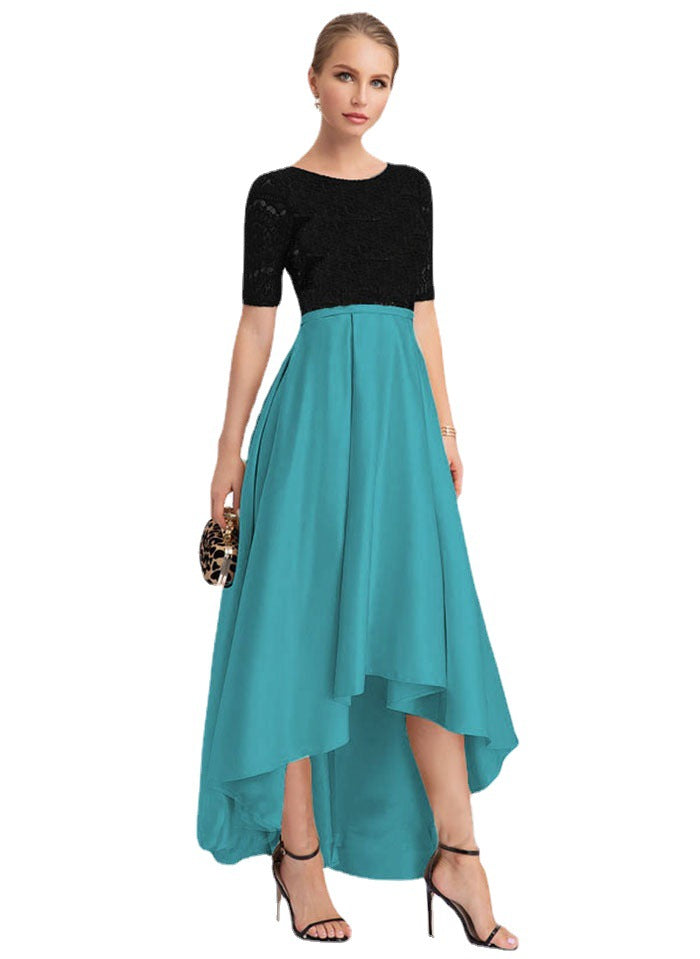 Elegant Asymmetrical Lace Party Dresses