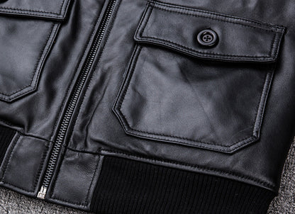 Winter Warm Sheep Skin Short Jackets for Men
