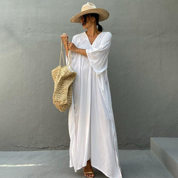 Casual Summer Holiday  Long Romper Cover Up Dresses
