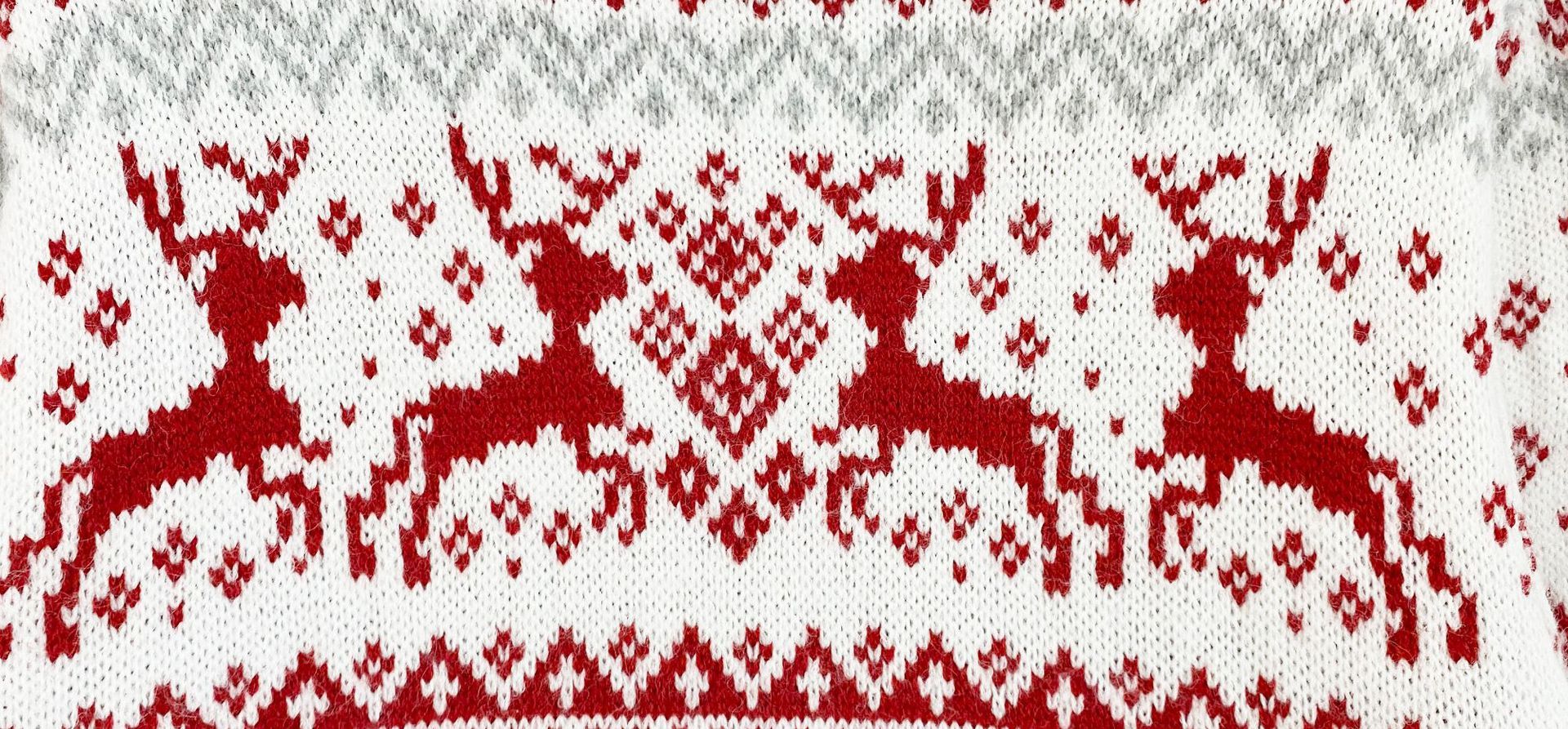 Christmas Elk High Neck His-and-hers Knitting Sweaters