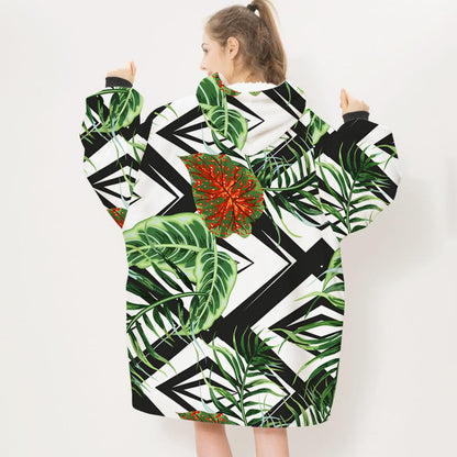 3D Plants and Flowers Cozy Sleeves Blanket-Plant-9-Adult-Free Shipping at meselling99