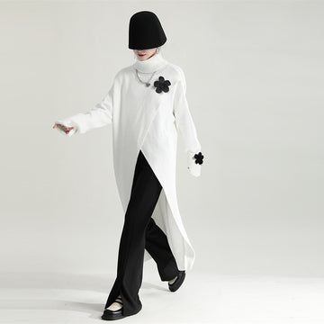 Elegant Women Long Knitting Cozy Dresses