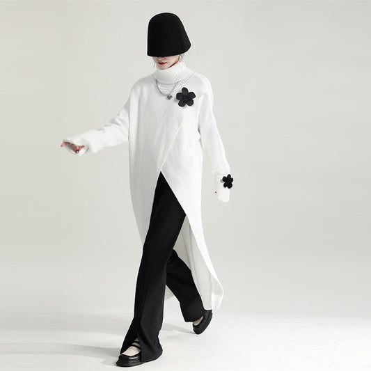 Elegant Women Long Knitting Cozy Dresses