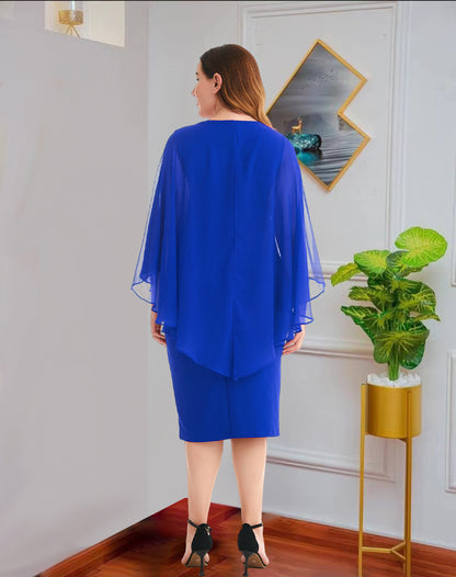 Fashion Chiffon Plus Sizes Dresses