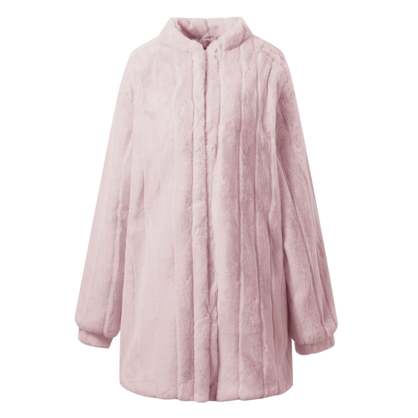 Winter Velvet Artificial Fur Coats for Women