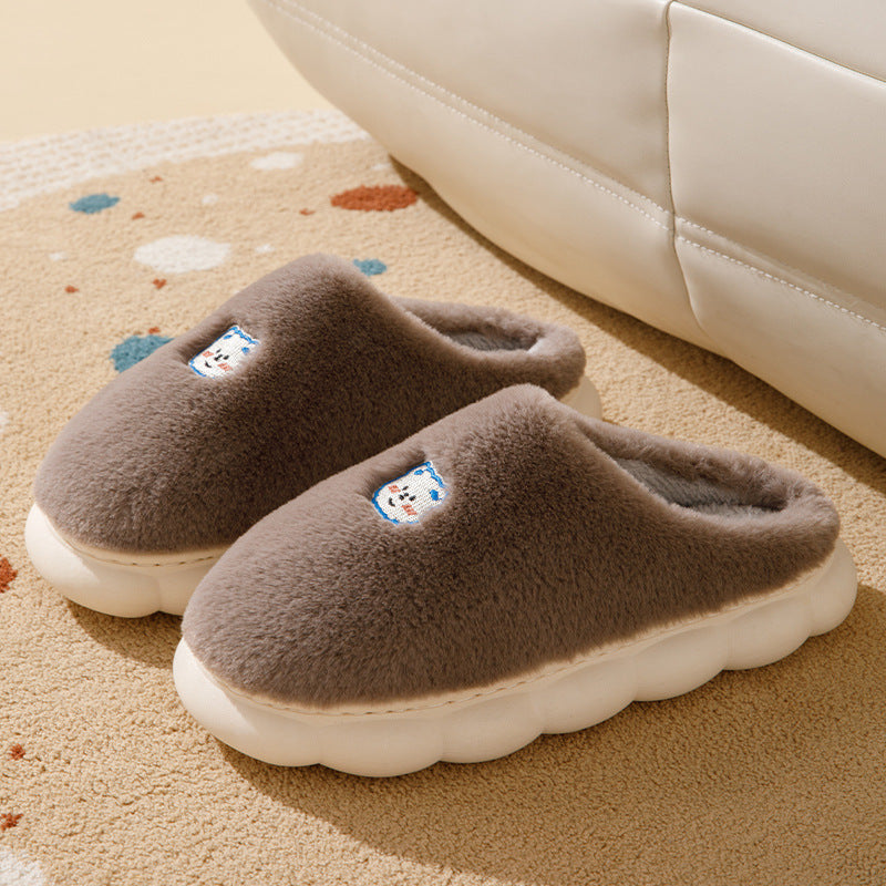 Comfortable Winter Plush Slippers for Couple