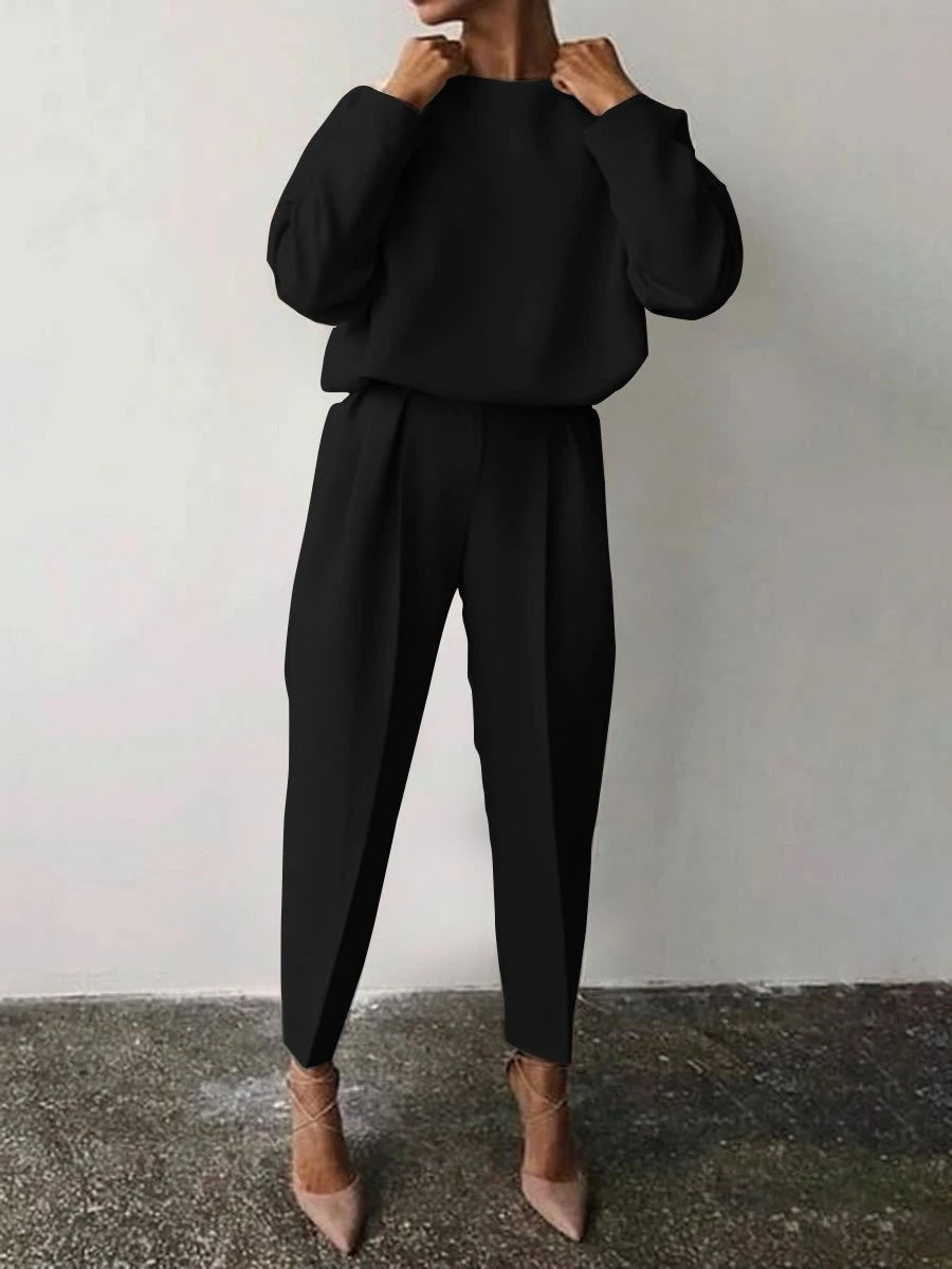 Casual Long Sleeves Shirts and Pants Sets