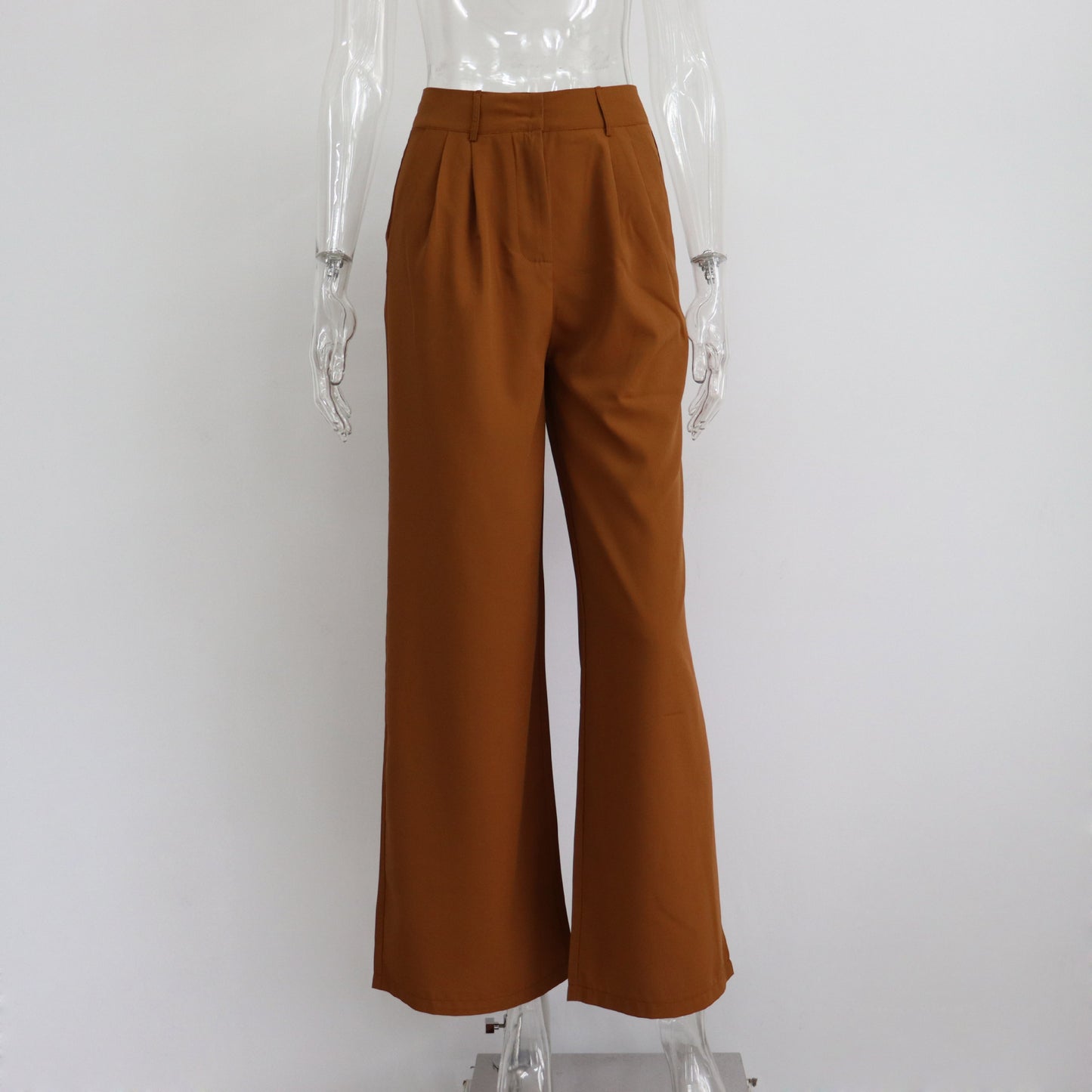 Casual High Waist Women Wide Legs Pants
