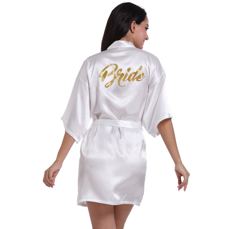 Women Wedding Bride Summer Night Gown