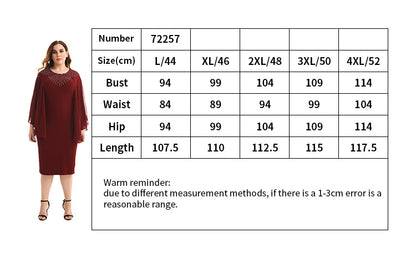 Summer Round Neck Plus Sizes Dresses