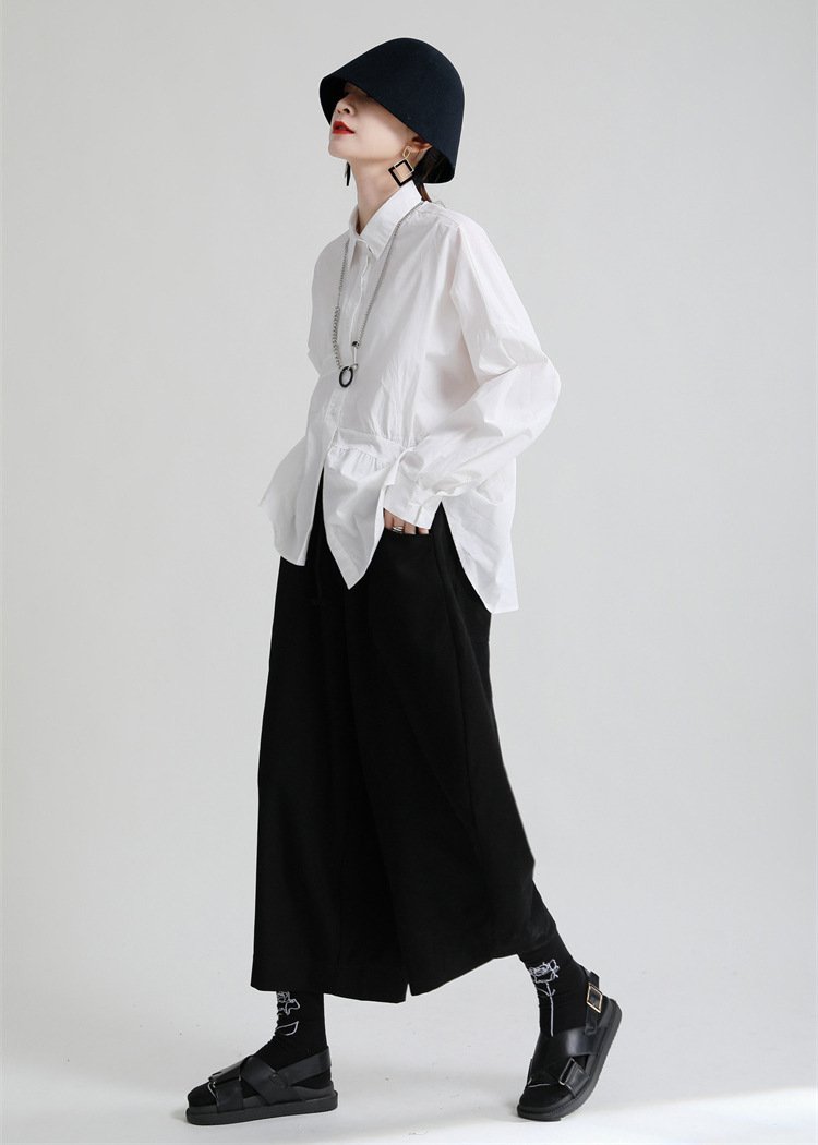 Vintage Women Causal Wide Leg Pants
