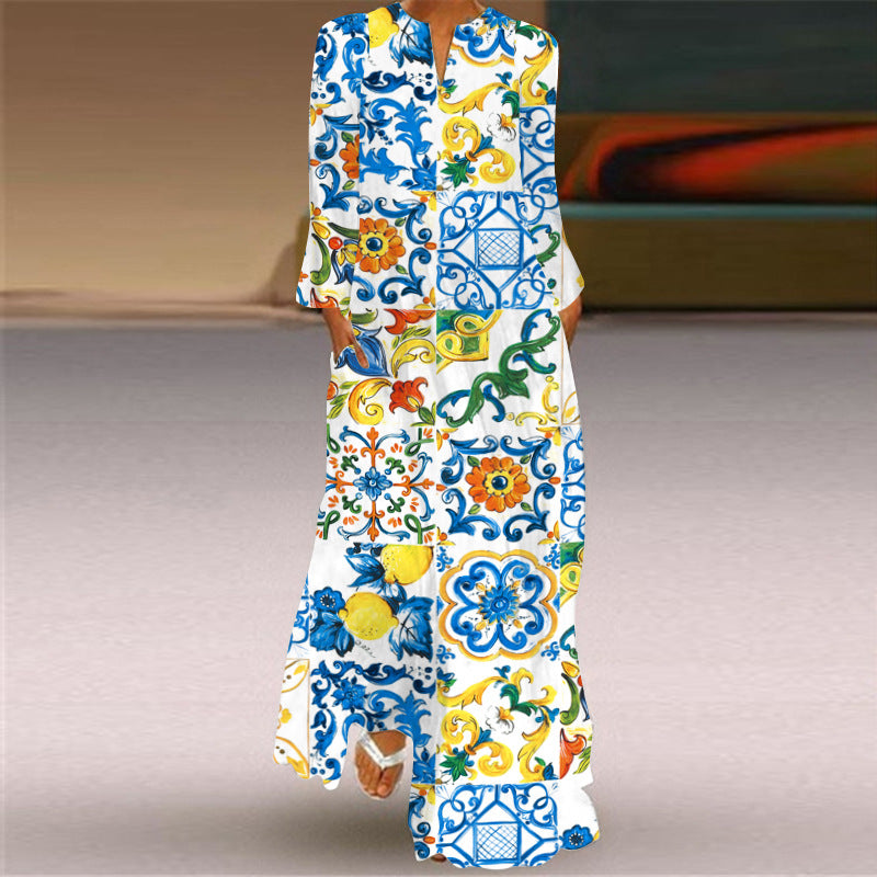 Geometry Design Plus Sizes Long Dresses