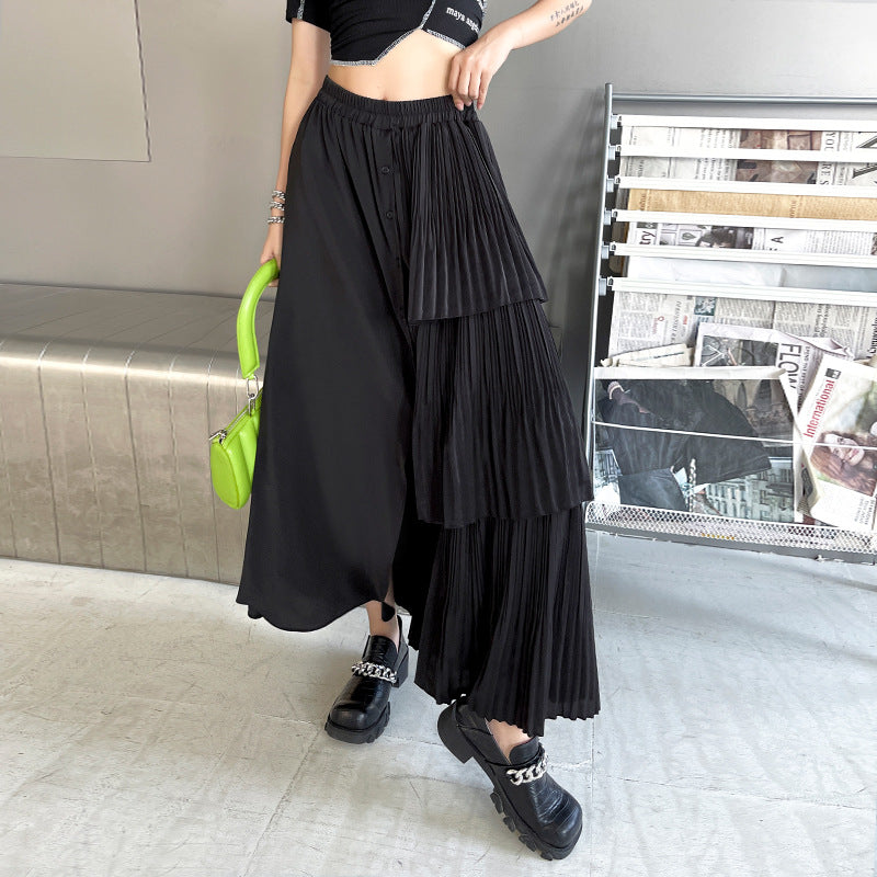 Summer Black High Waist Women Skirts